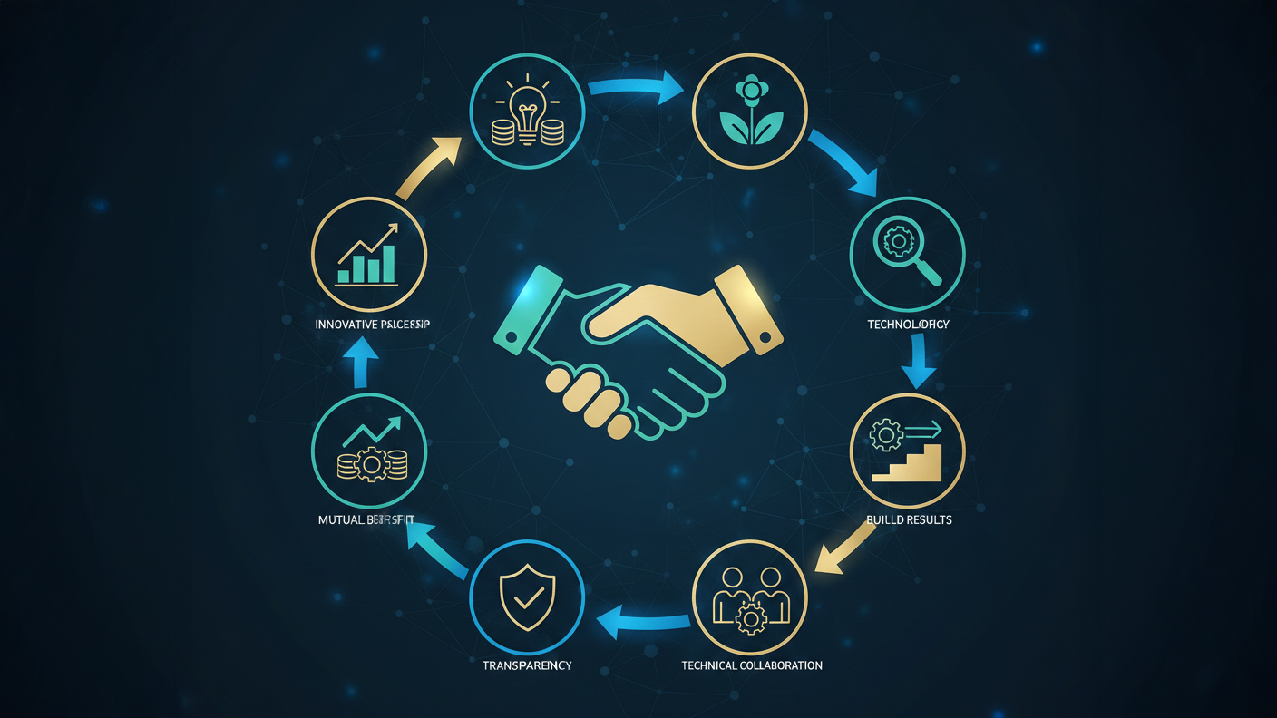 전략적 비즈니스 파트너십 (Business Partnership) 구성도